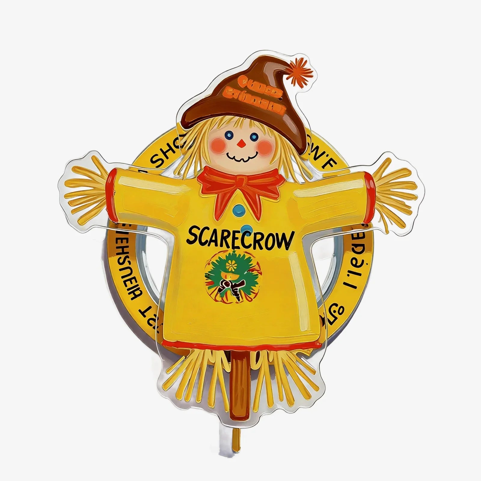 Cute Scarecrow Phone Grip Stand