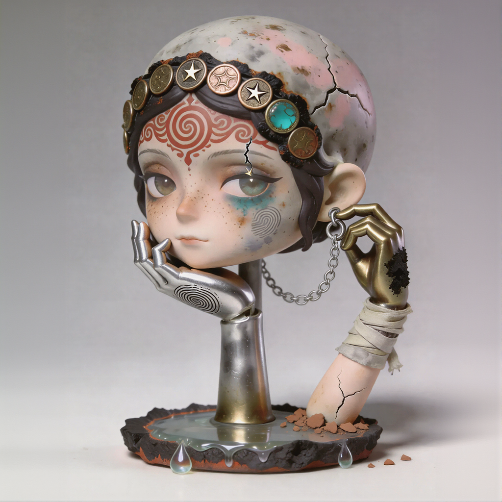 Mechanical and Art Fusion Figure