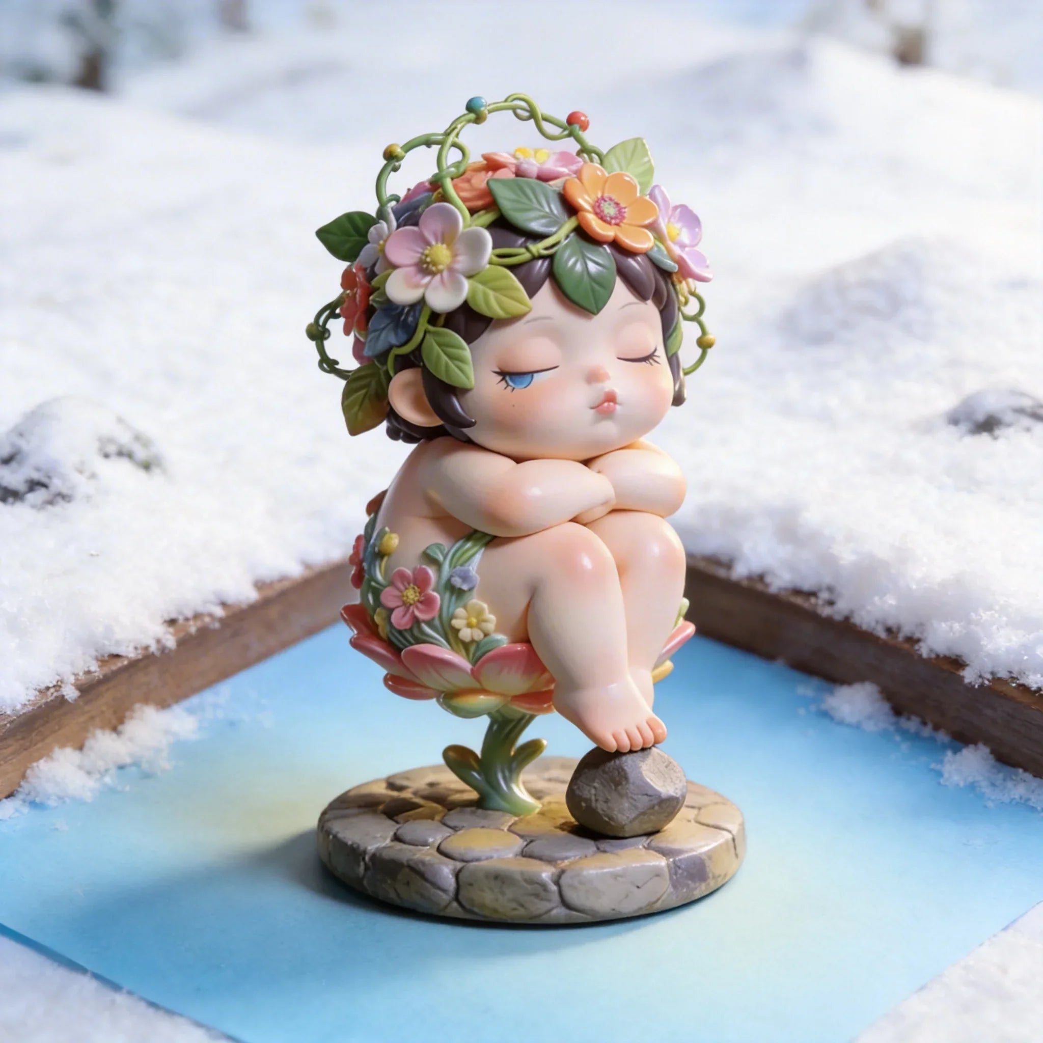 Floral Elf Figurine