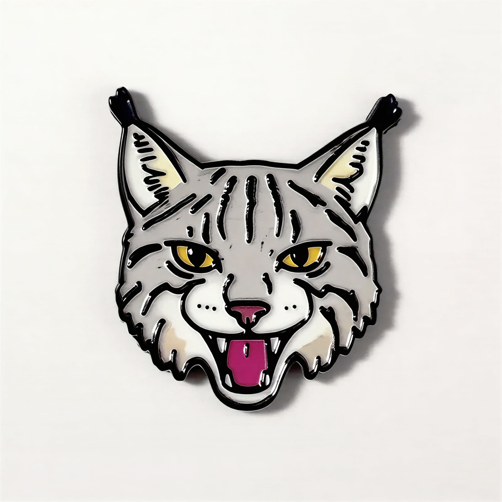 Domineering Cat Face Fridge Magnet