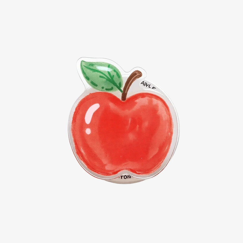 Cute Red Apple Phone Grip Stand
