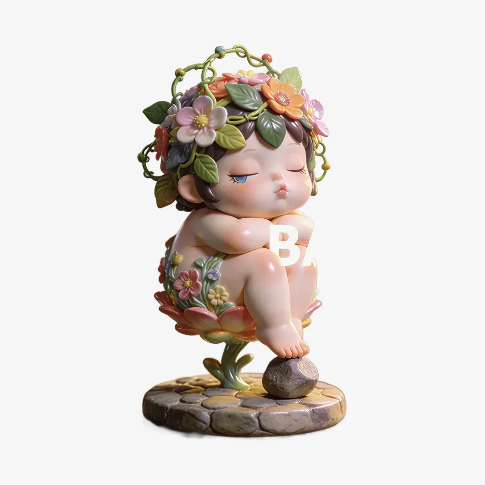 Floral Elf Figurine