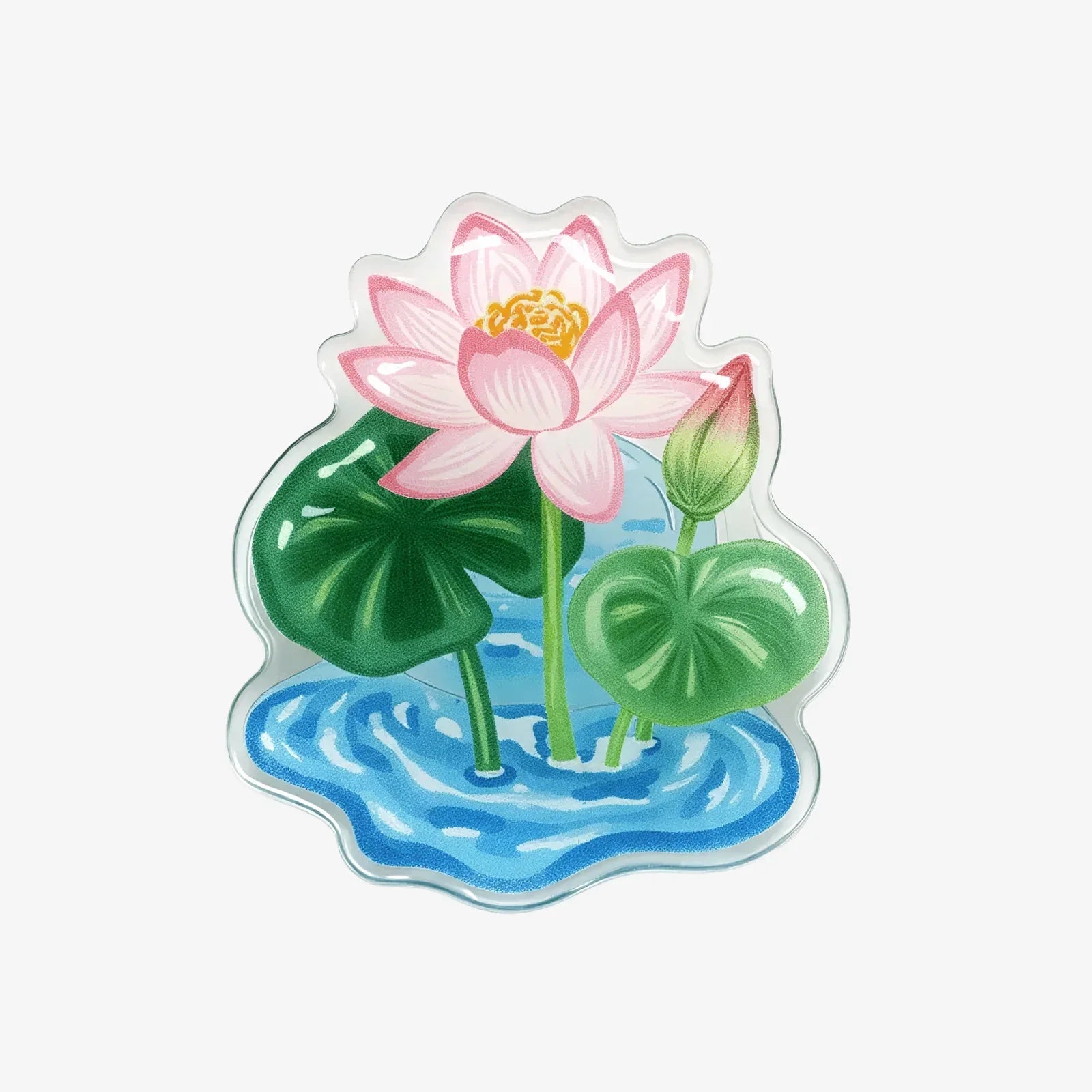 Lotus Water Feature Phone Airbag Stand