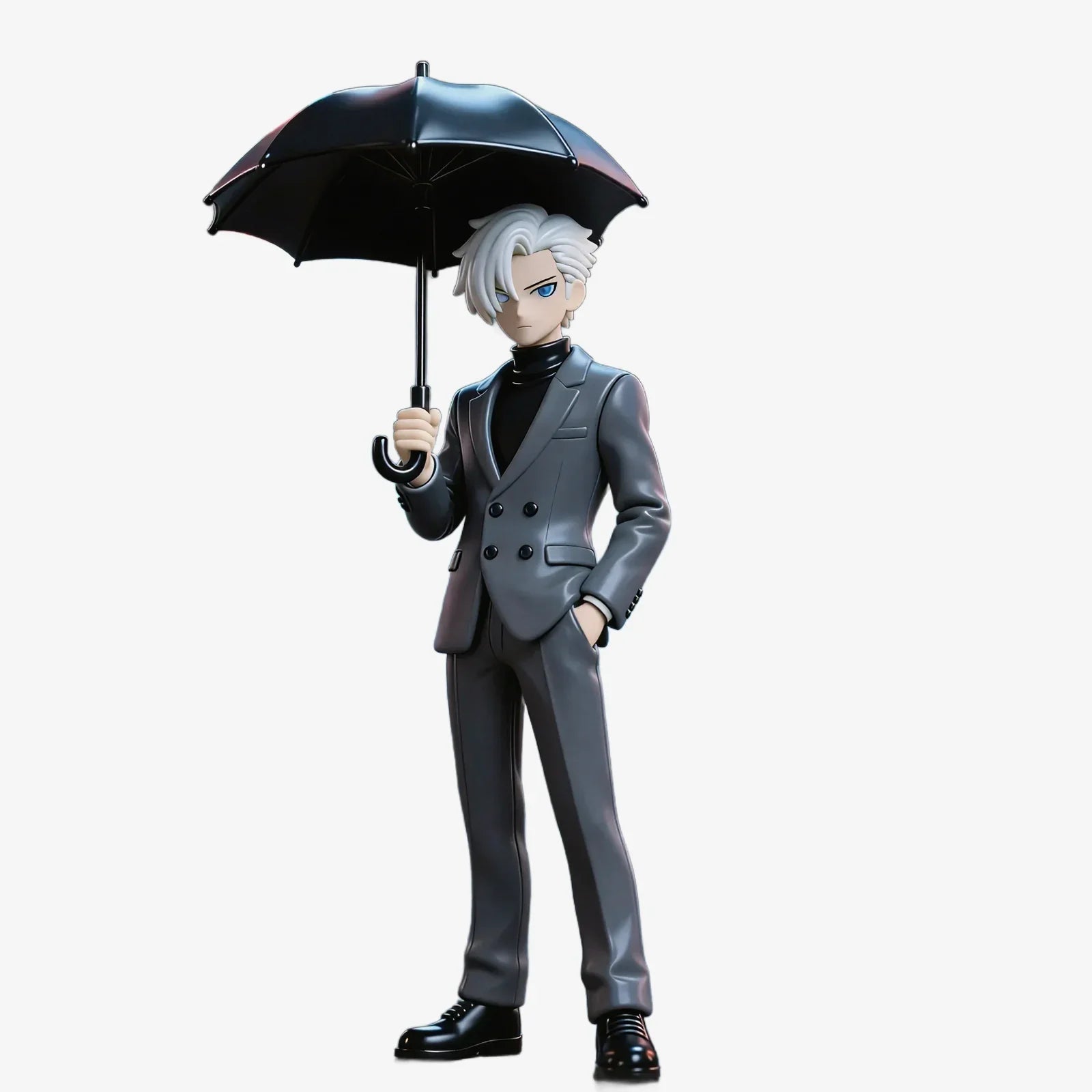 Suit & Umbrella Character Figure