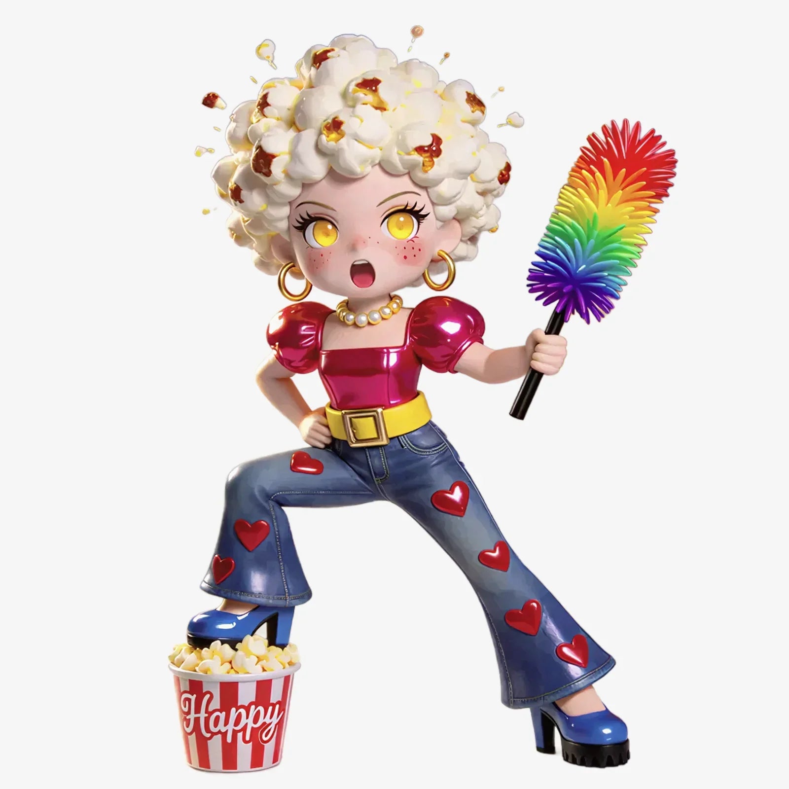 Popcorn Girl Figure