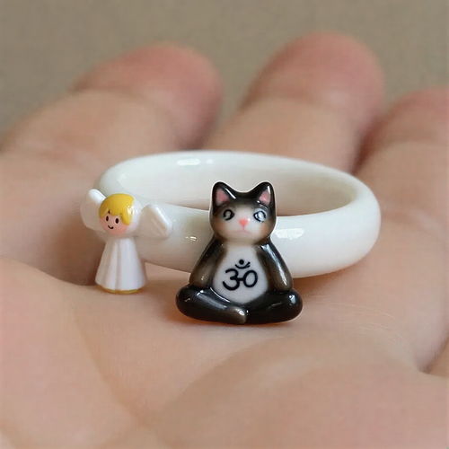 Angel Cat Ring