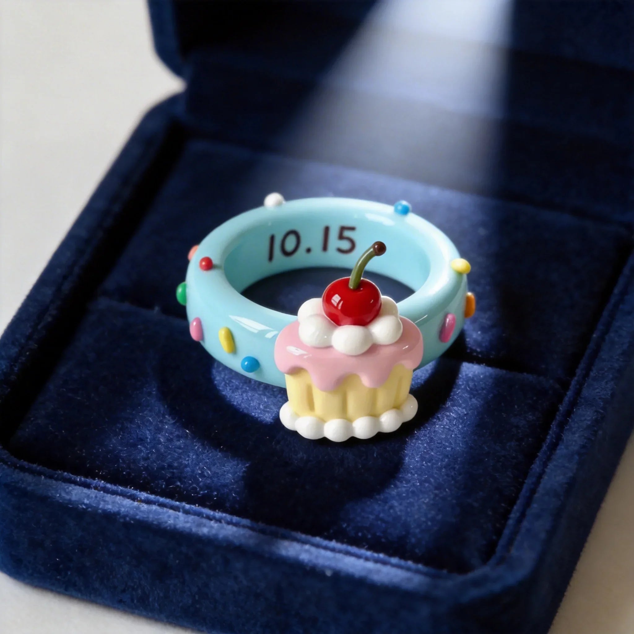 Birthday Dessert Style Ring