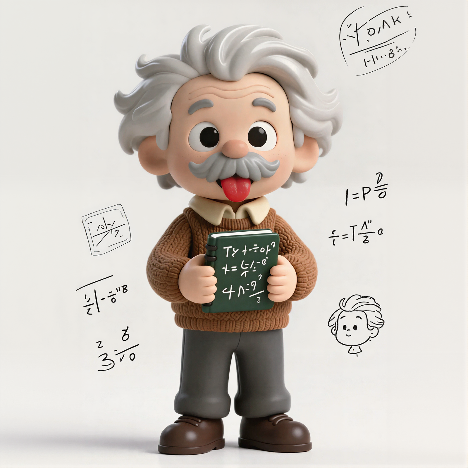 Cute Scholar Style Figurine