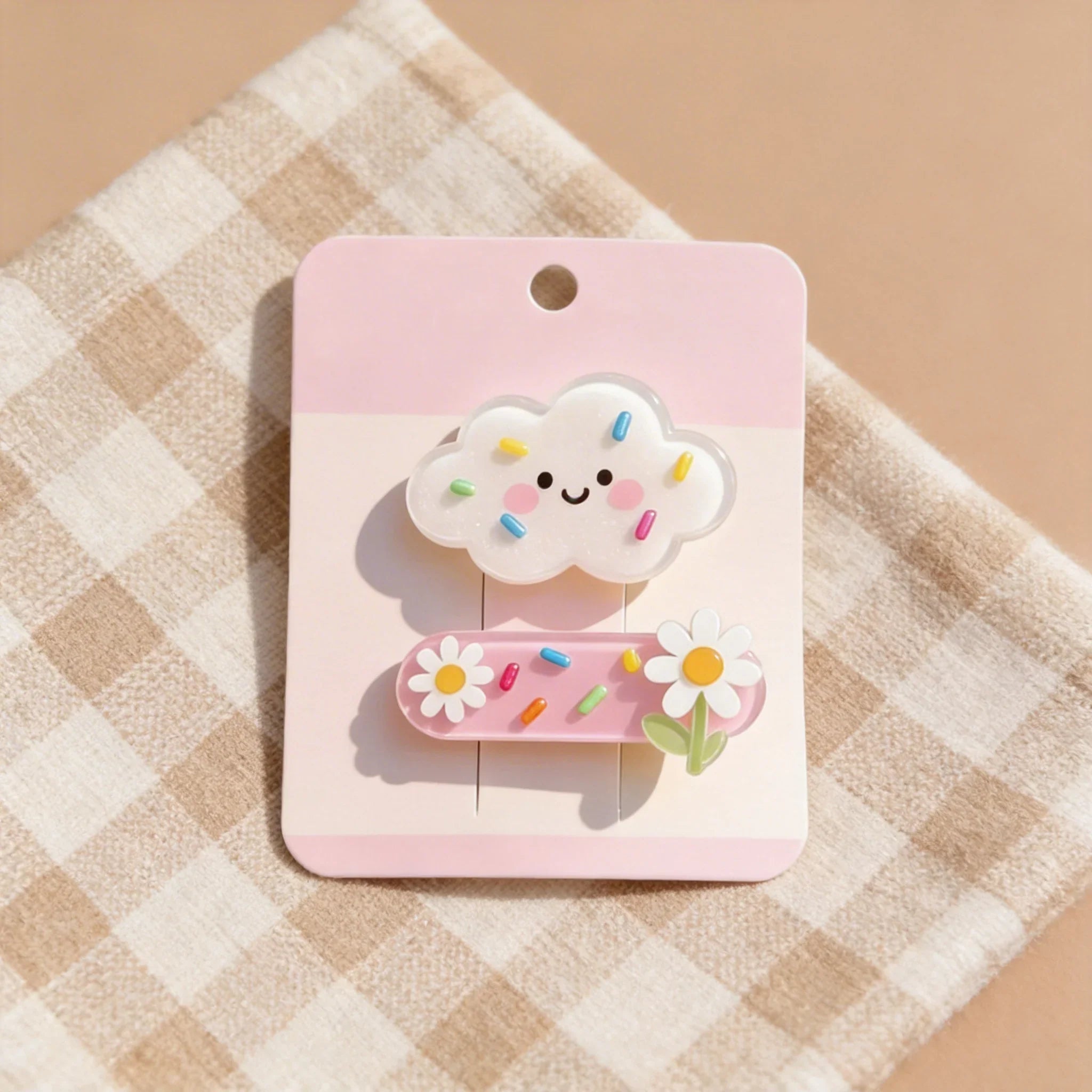 Cloud Flower Decor Hair Clip