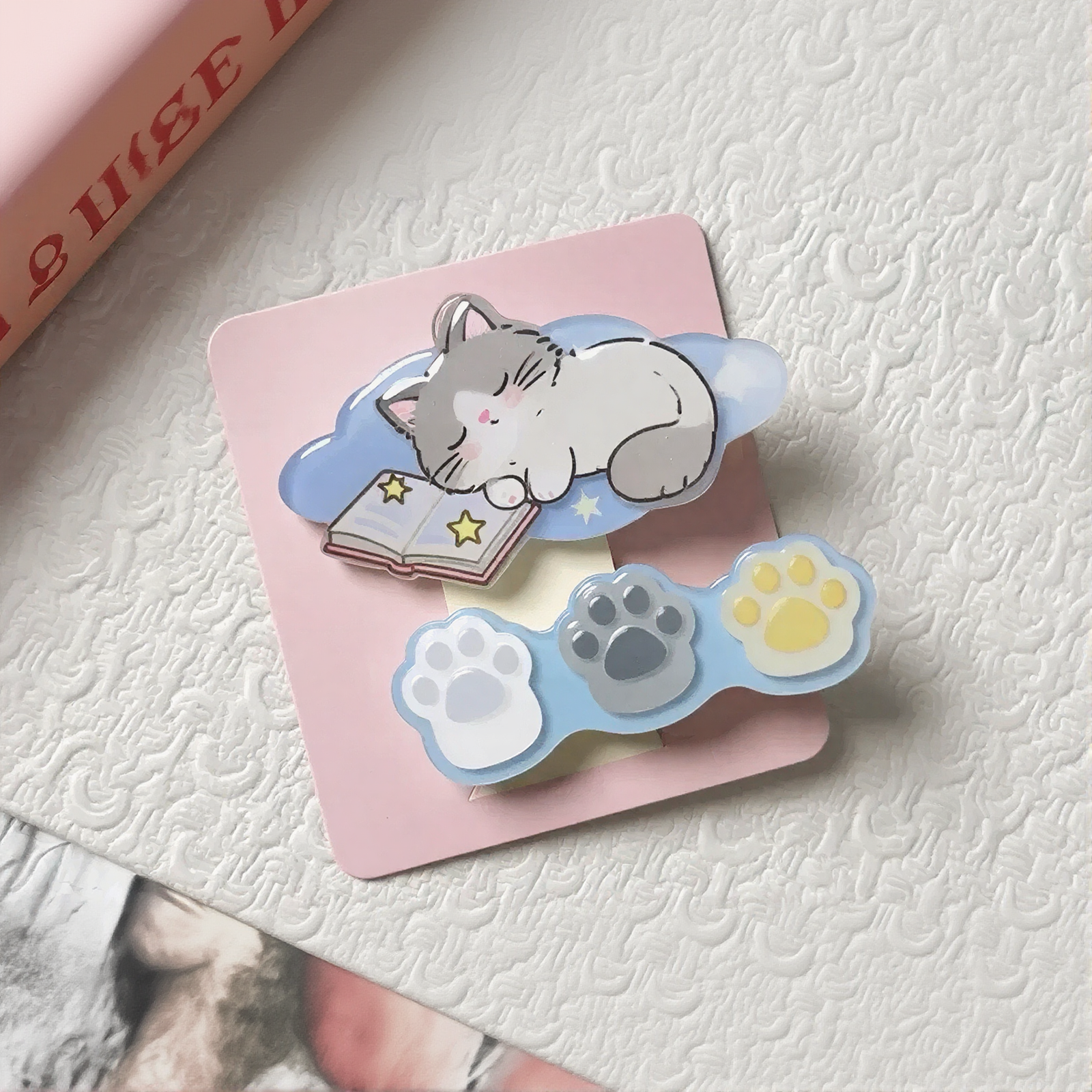 Cute Cat Paw Hair Clip