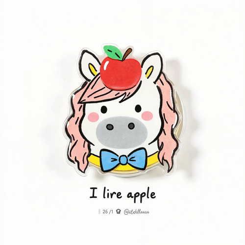 Apple Cute Horse Phone Grip Stand