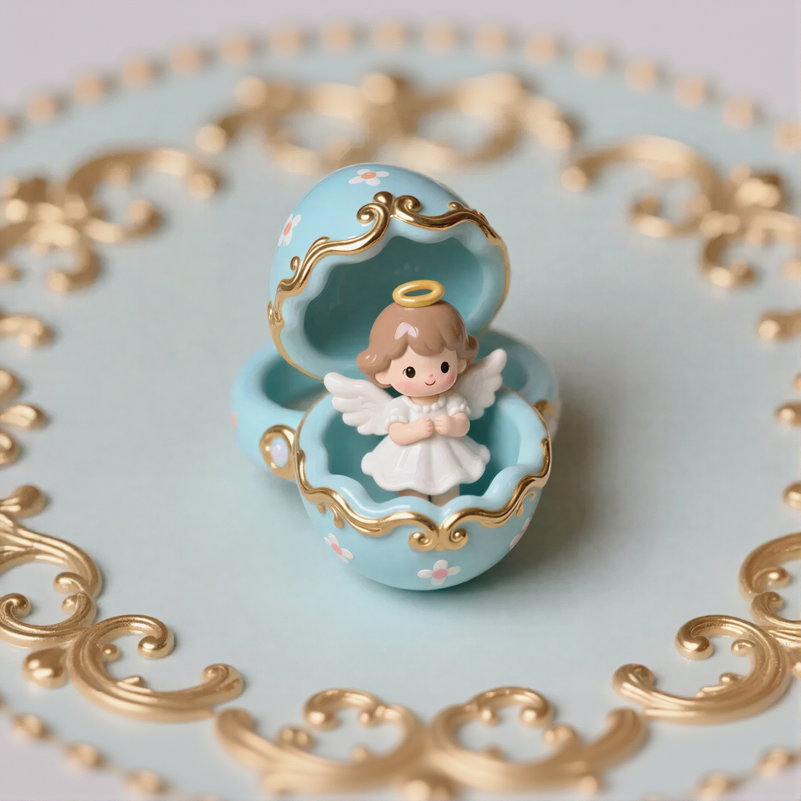 Angel Eggshell Rings