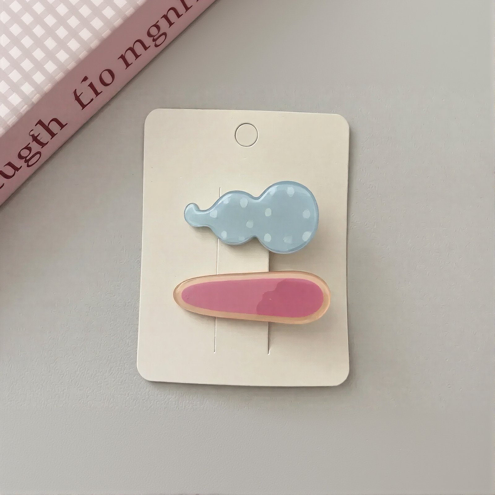 Cute Polka Dot Hair Clip