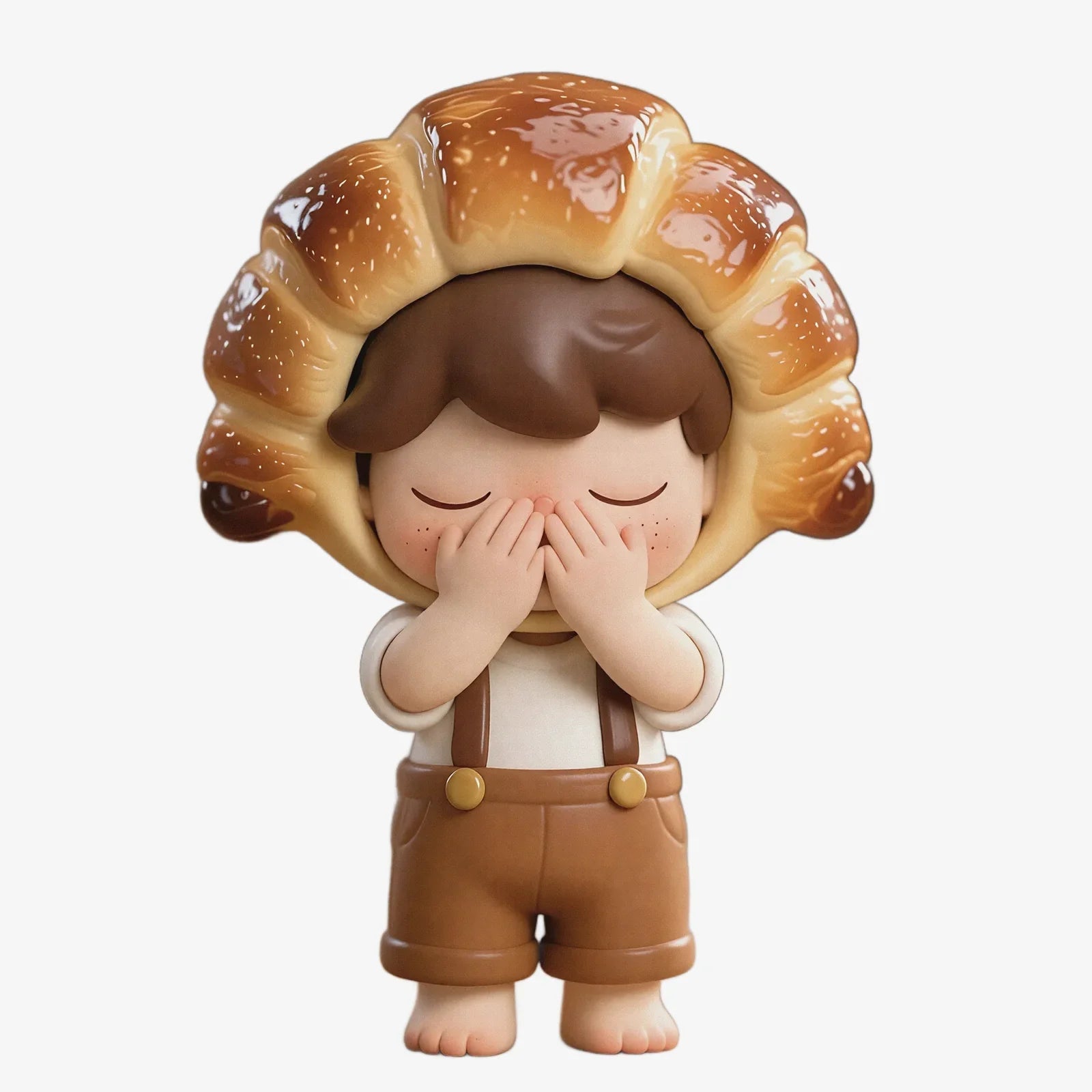 Croissant Cute Kid Figurine