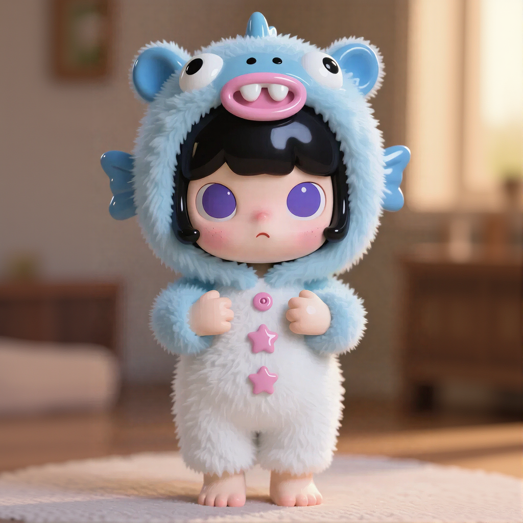 Cute Plush Character Figure