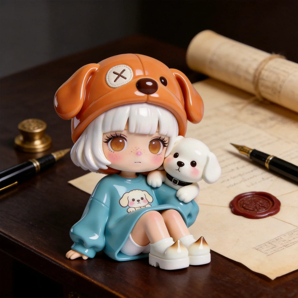 Cute Dog Girl Figure