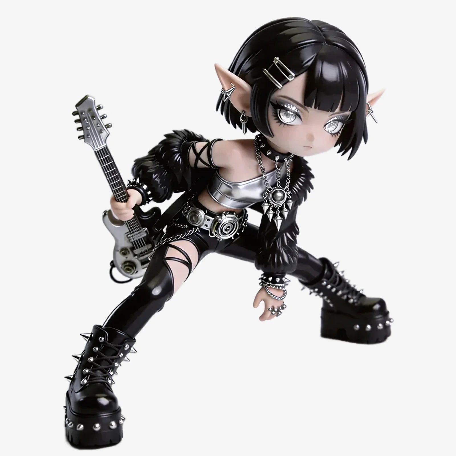 Rock Style Elf Figurine