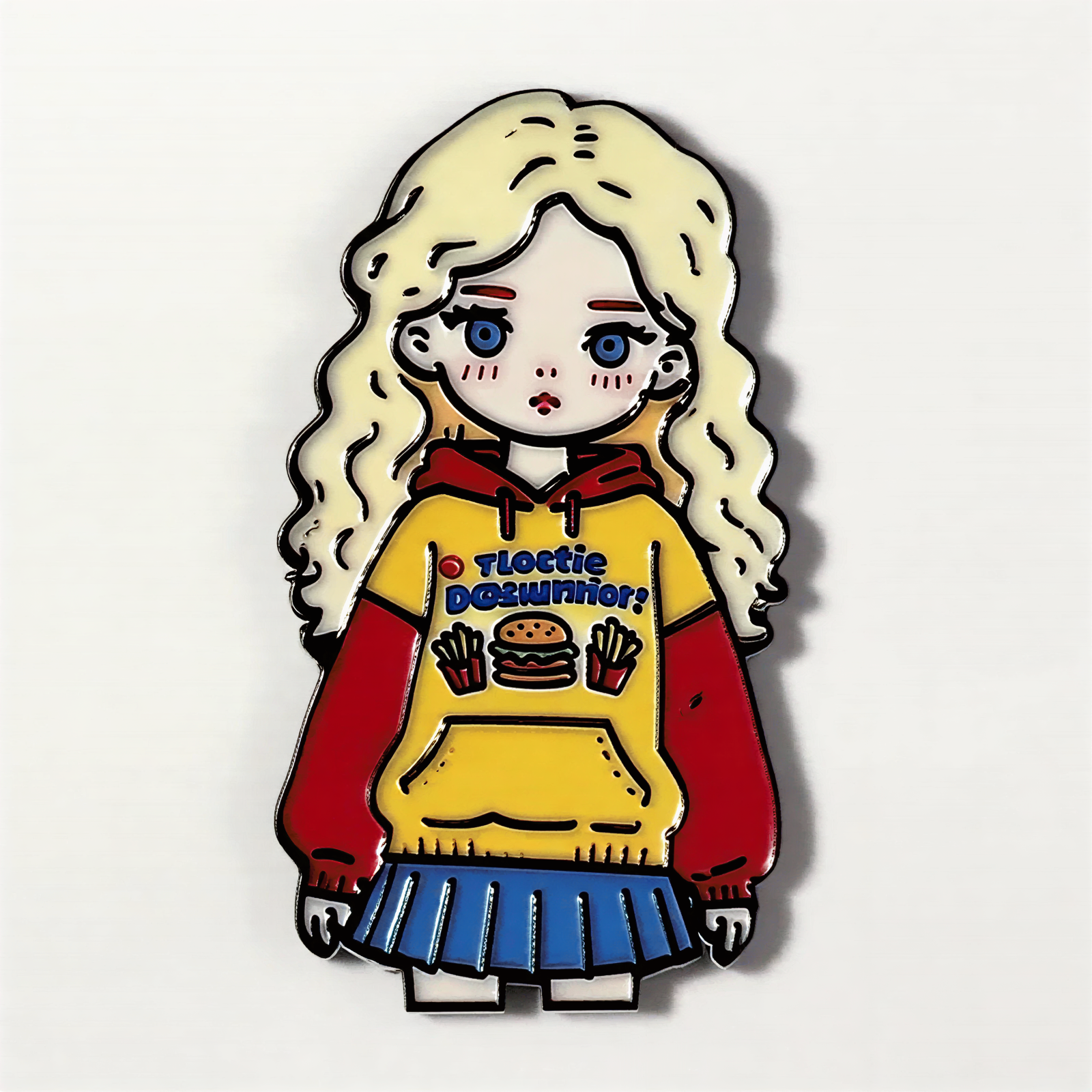 Cute Food Girl Fridge Magnet