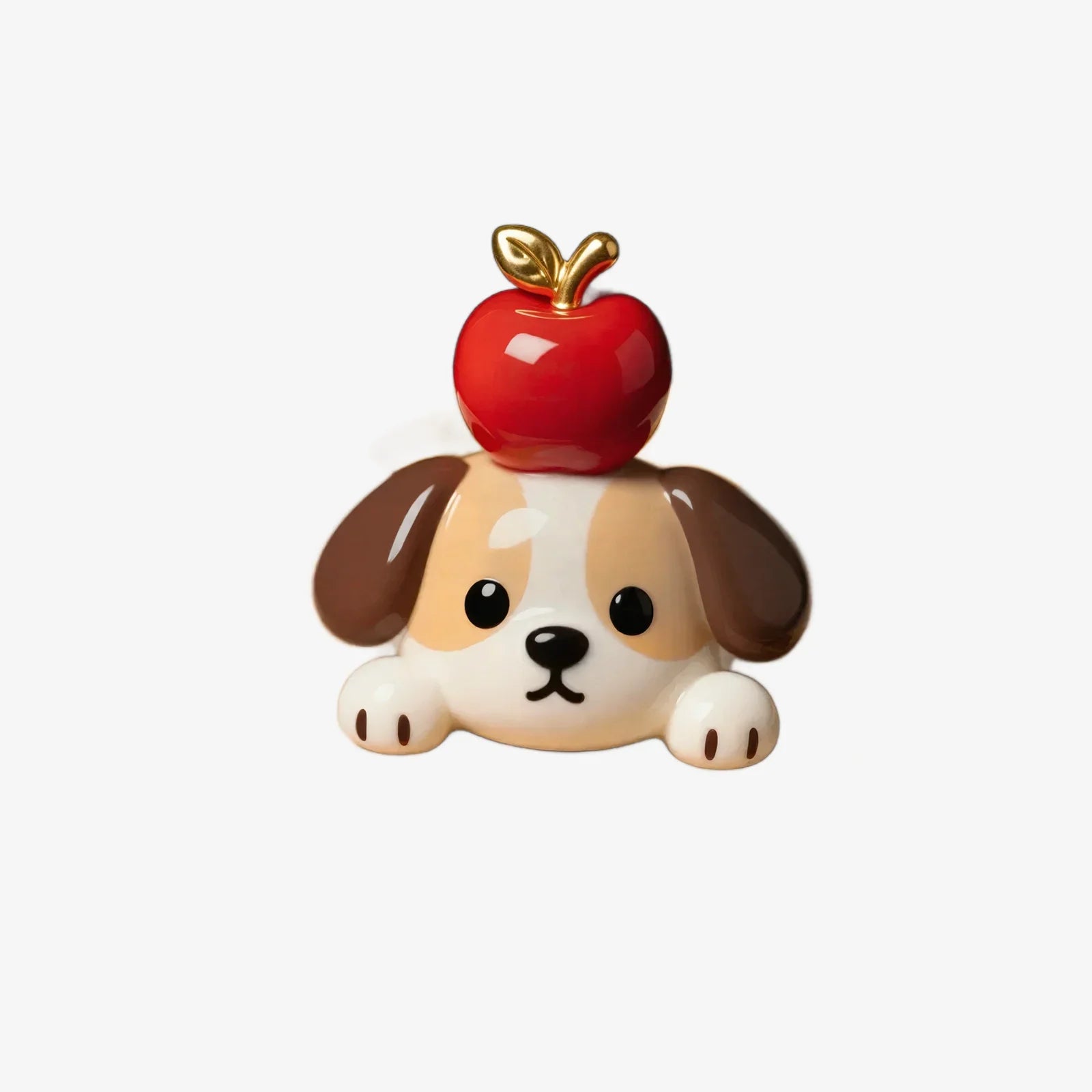 Cute Dog Red Fruit Ring