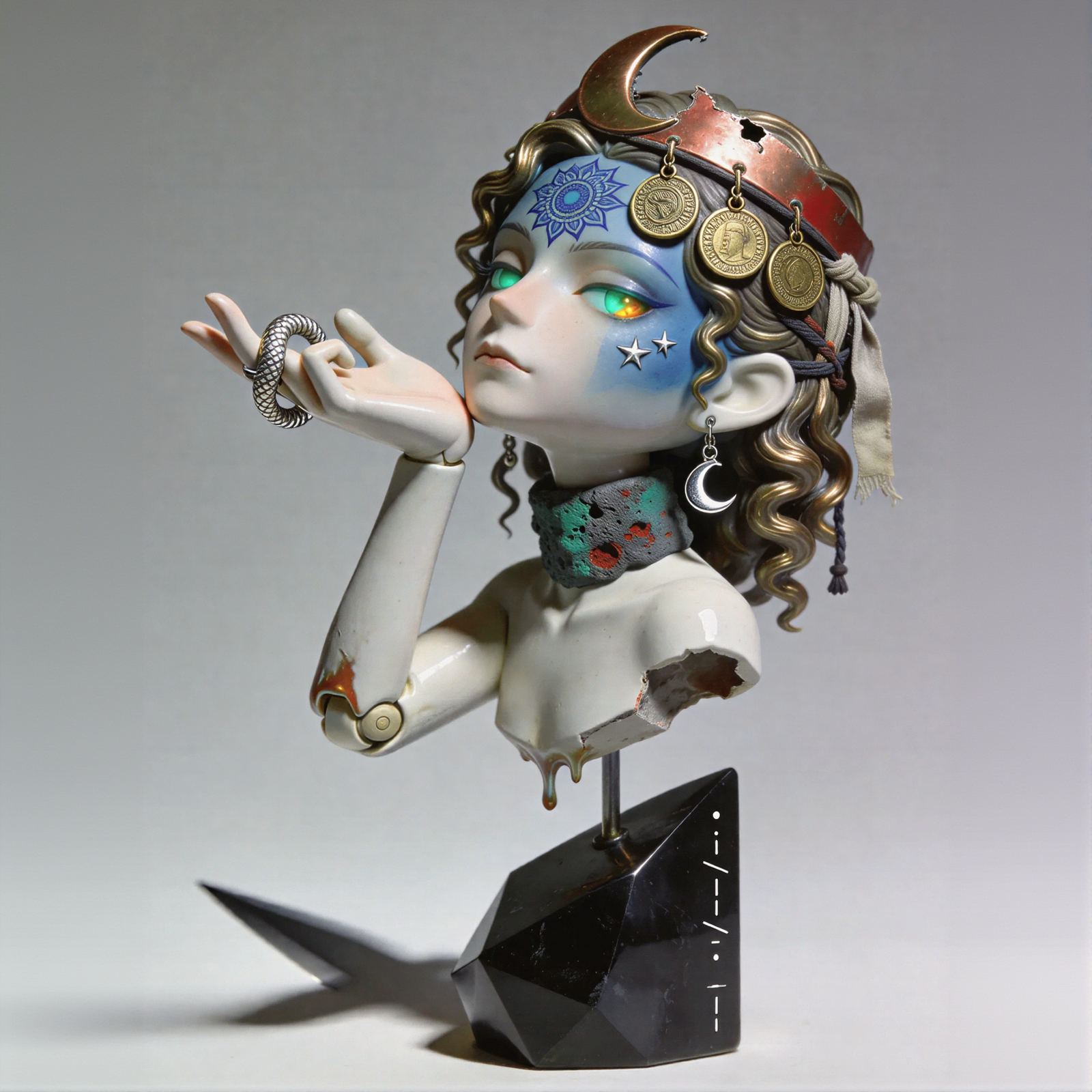 Mysterious Exotic Style Figure