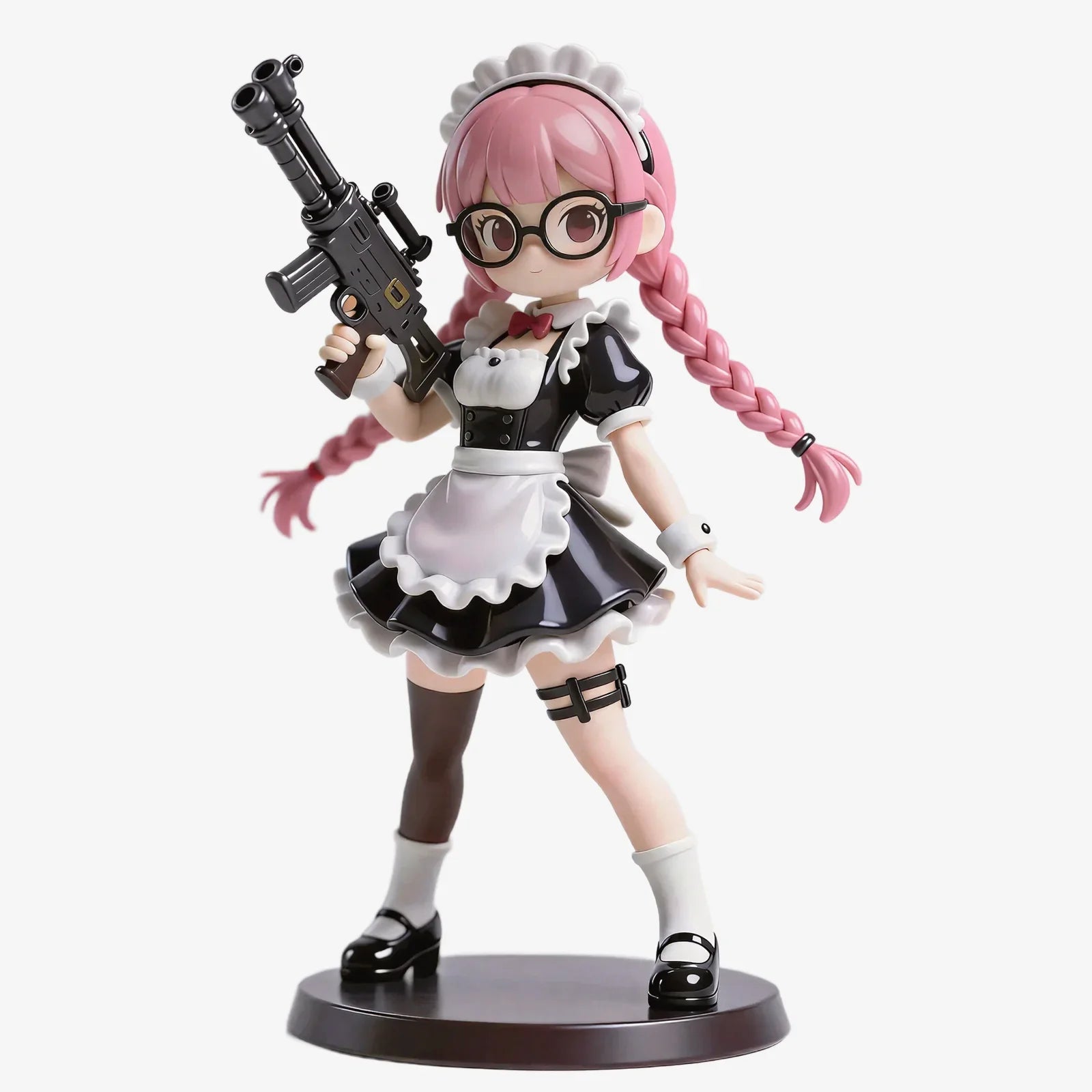 Maid Style Cute Girl Figurine