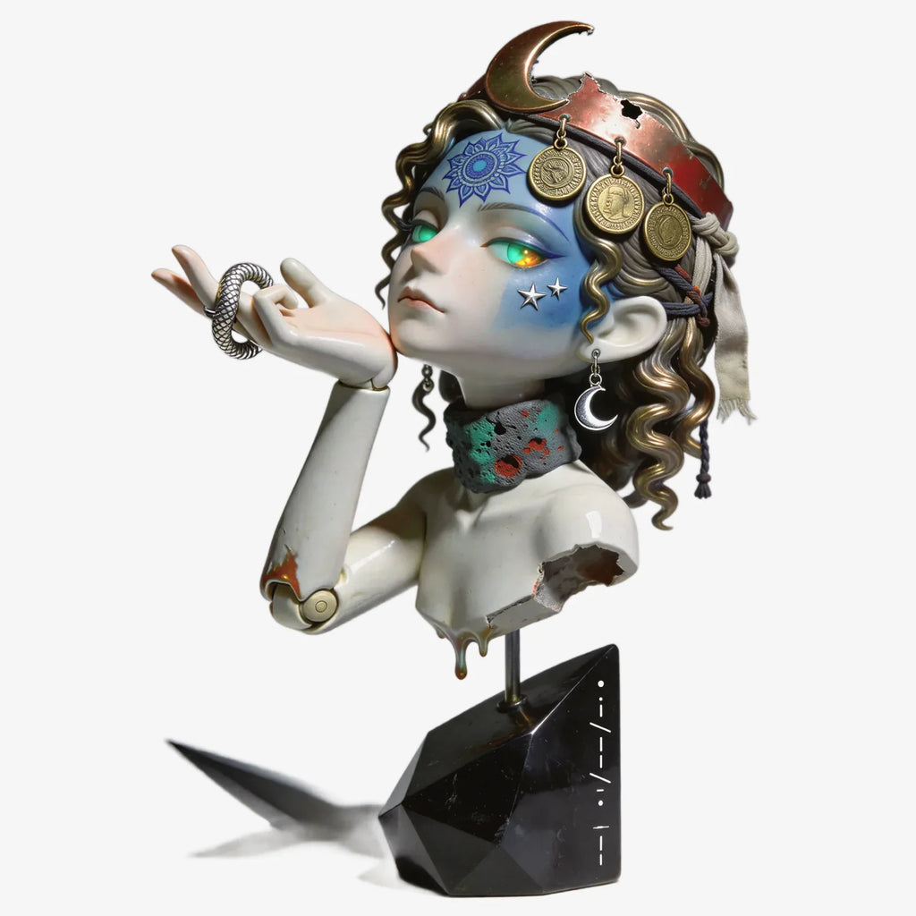 Mysterious Exotic Style Figure