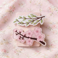 Spring Sakura Branch Hair Clip
