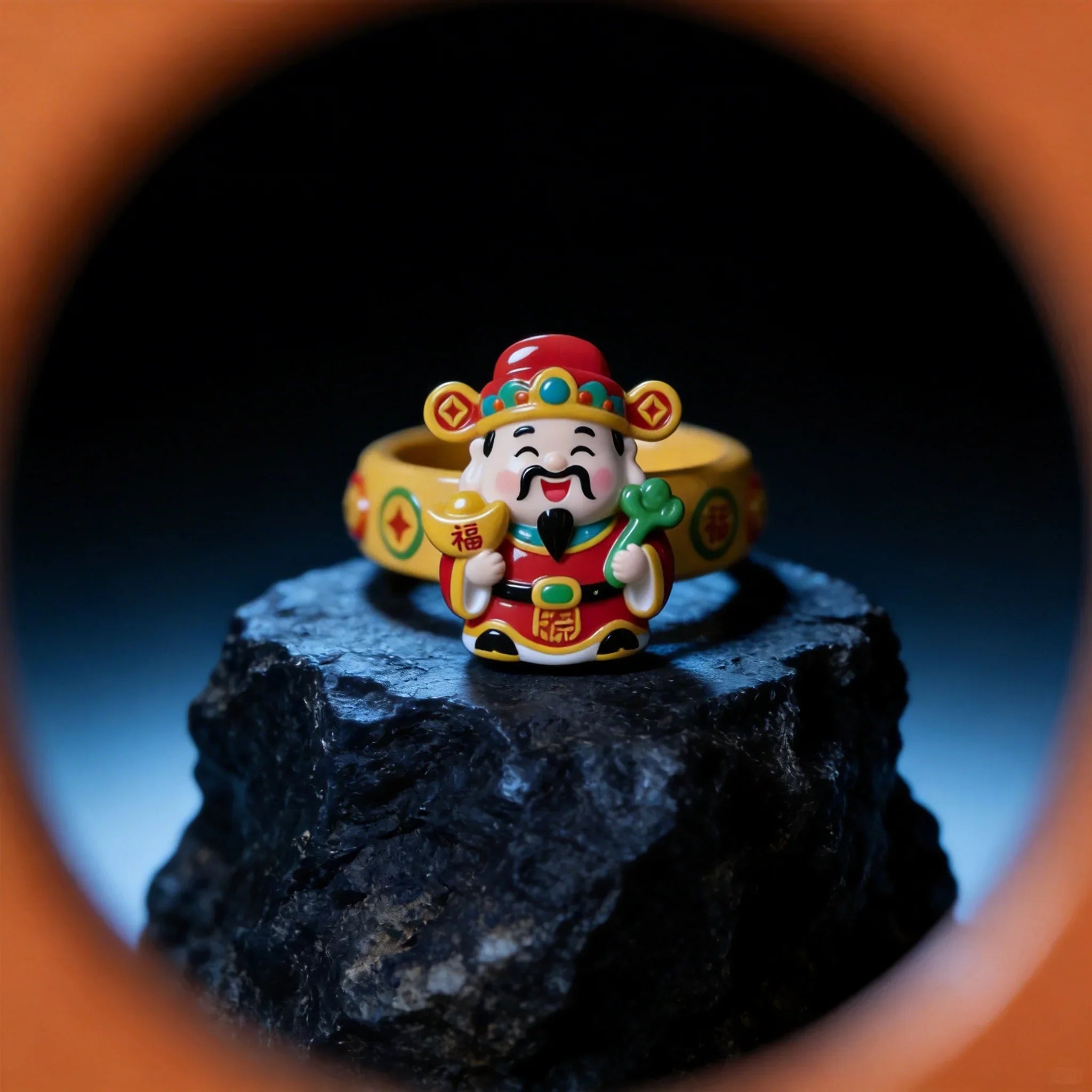God of Wealth Lucky Ring