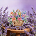 Colorful Flower Basket Phone Grip Stand