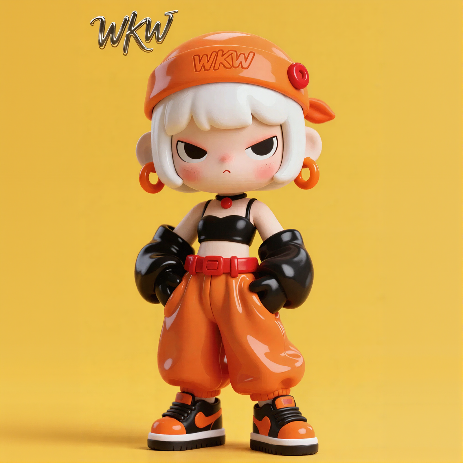 Trendy Hip-Hop Style Figure