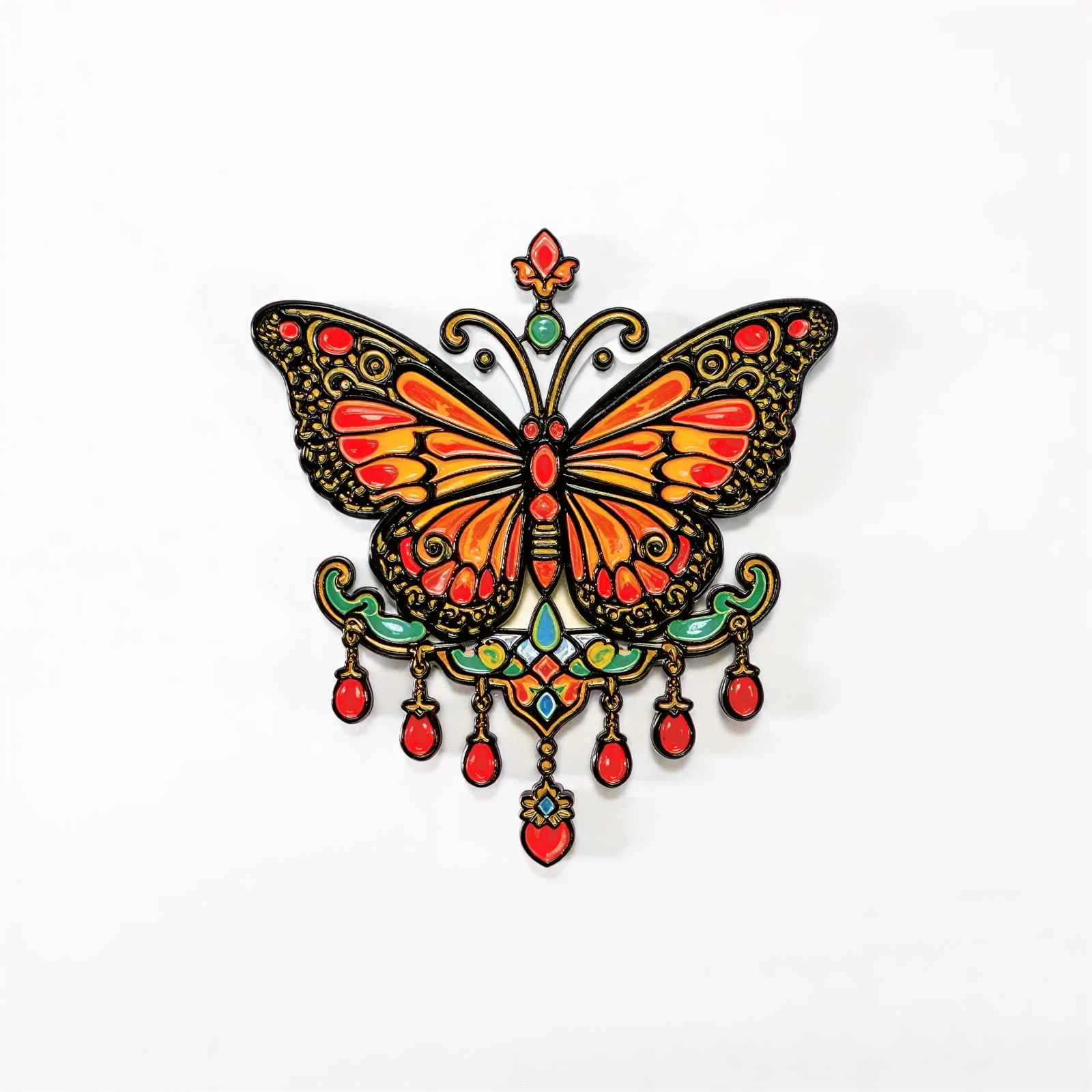 Gorgeous Butterfly Decor Fridge Magnet