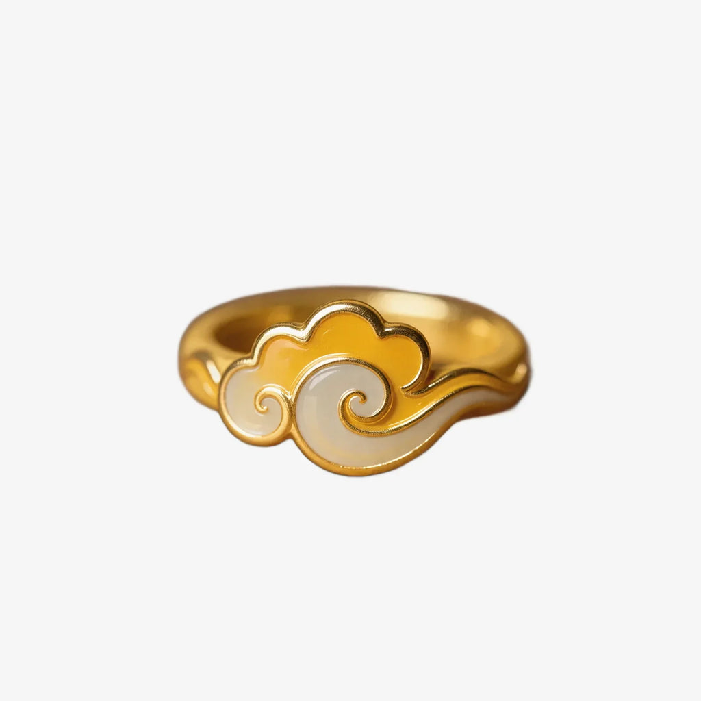 Auspicious Cloud-Shaped Rings