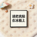 Fun Text Fridge Magnet