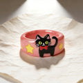 Pink Cat Star Element Ring