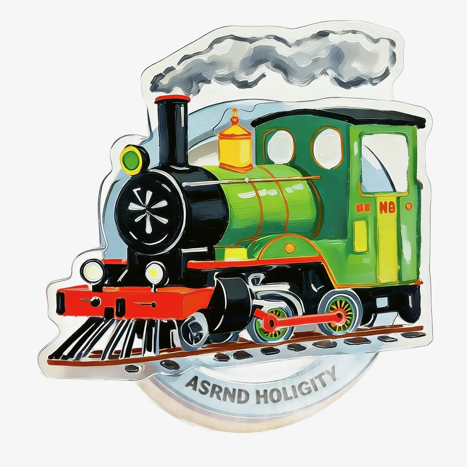 Vintage Steam Train Phone Grip Stand