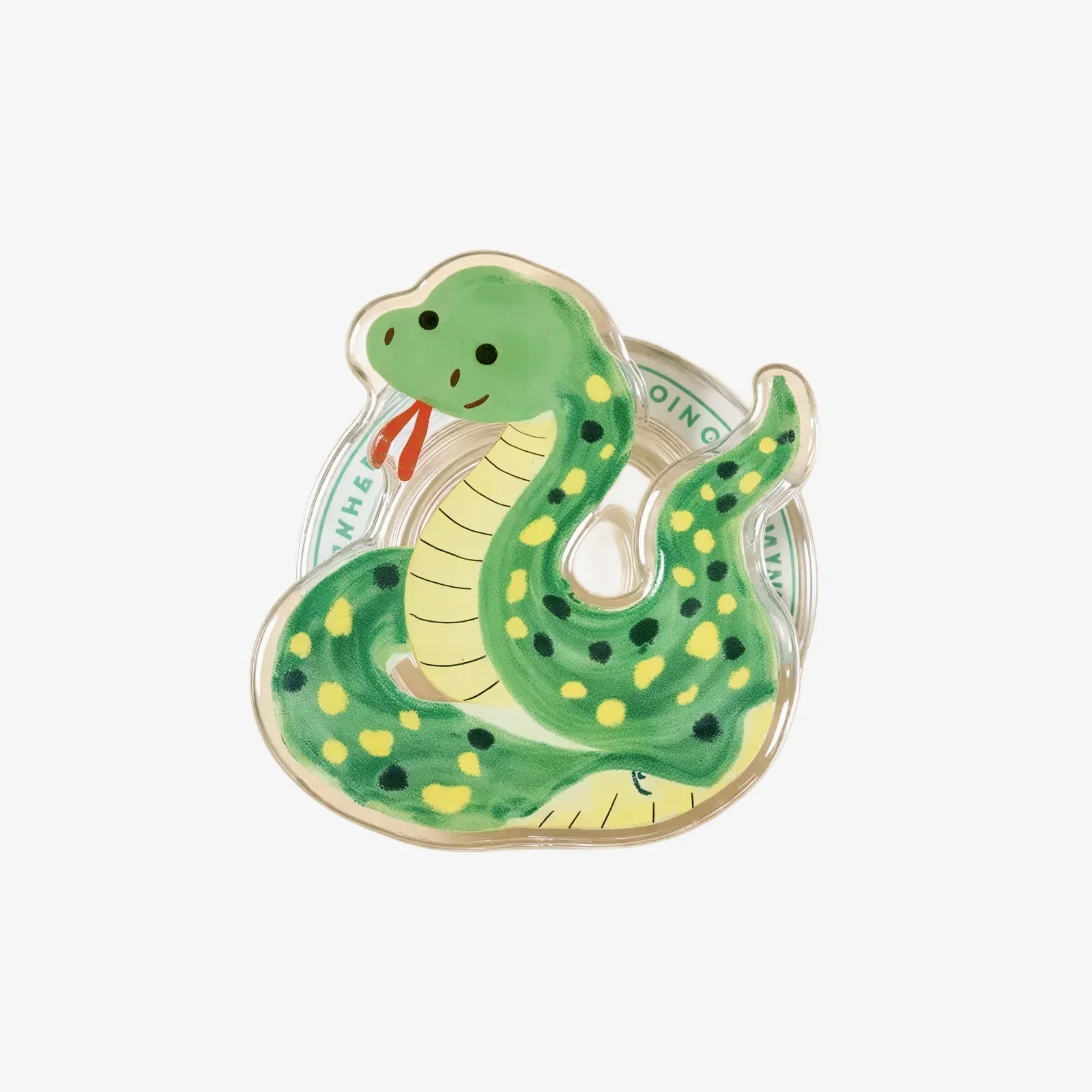 Cute Green Snake Shape Phone Grip Stand