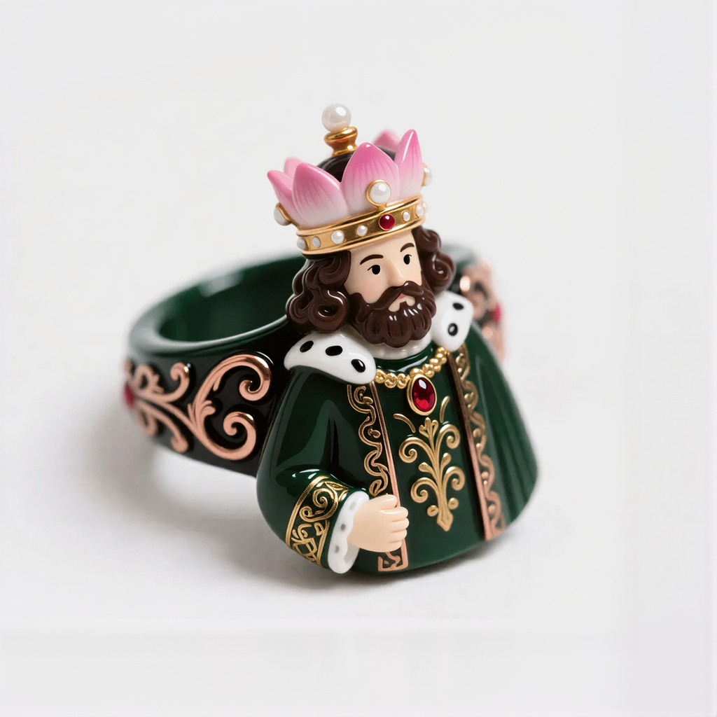 Gorgeous Crown Monarch Ring