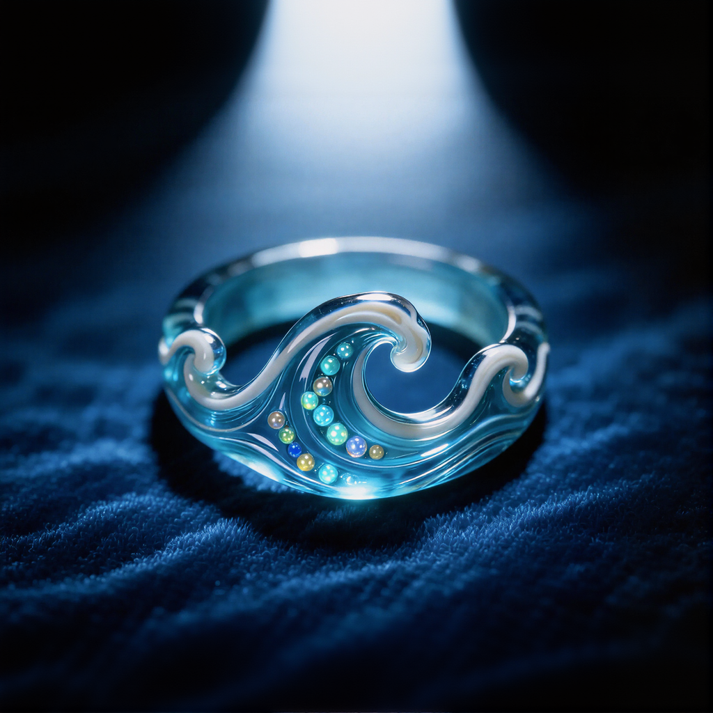Wave Shaped Ring