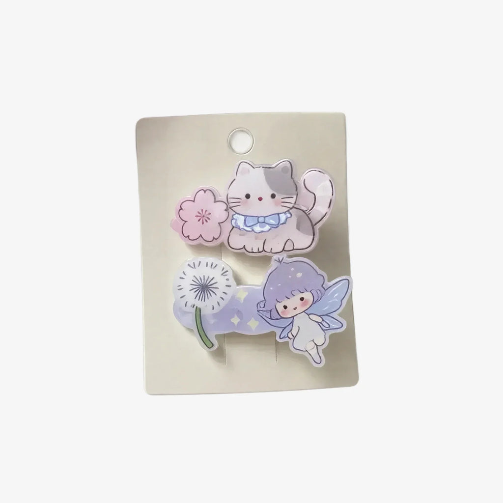 Cute Cat Elf Hair Clip