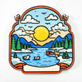 Mountains and Rivers Scenery Fridge Magnet