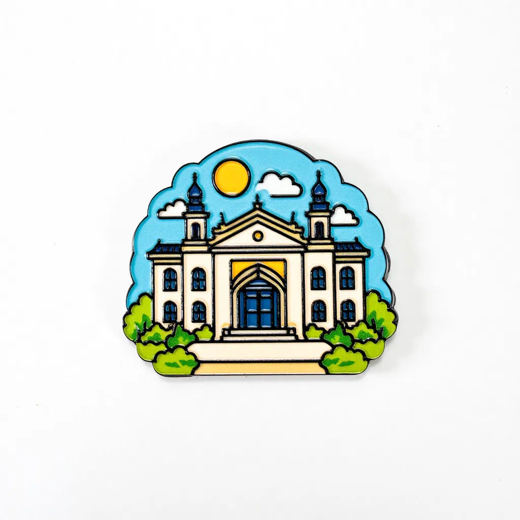 European Style Architecture Fridge Magnet