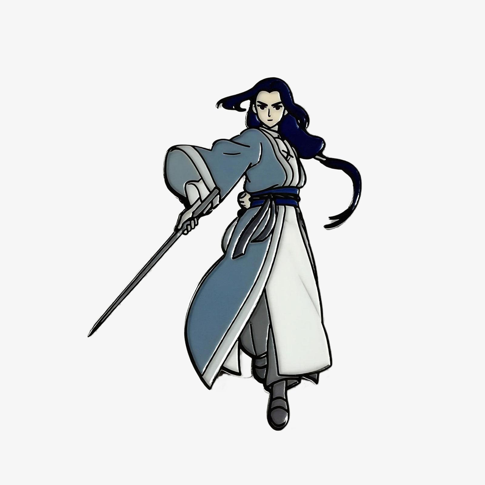 Sword Warrior Worker Fridge Magnet