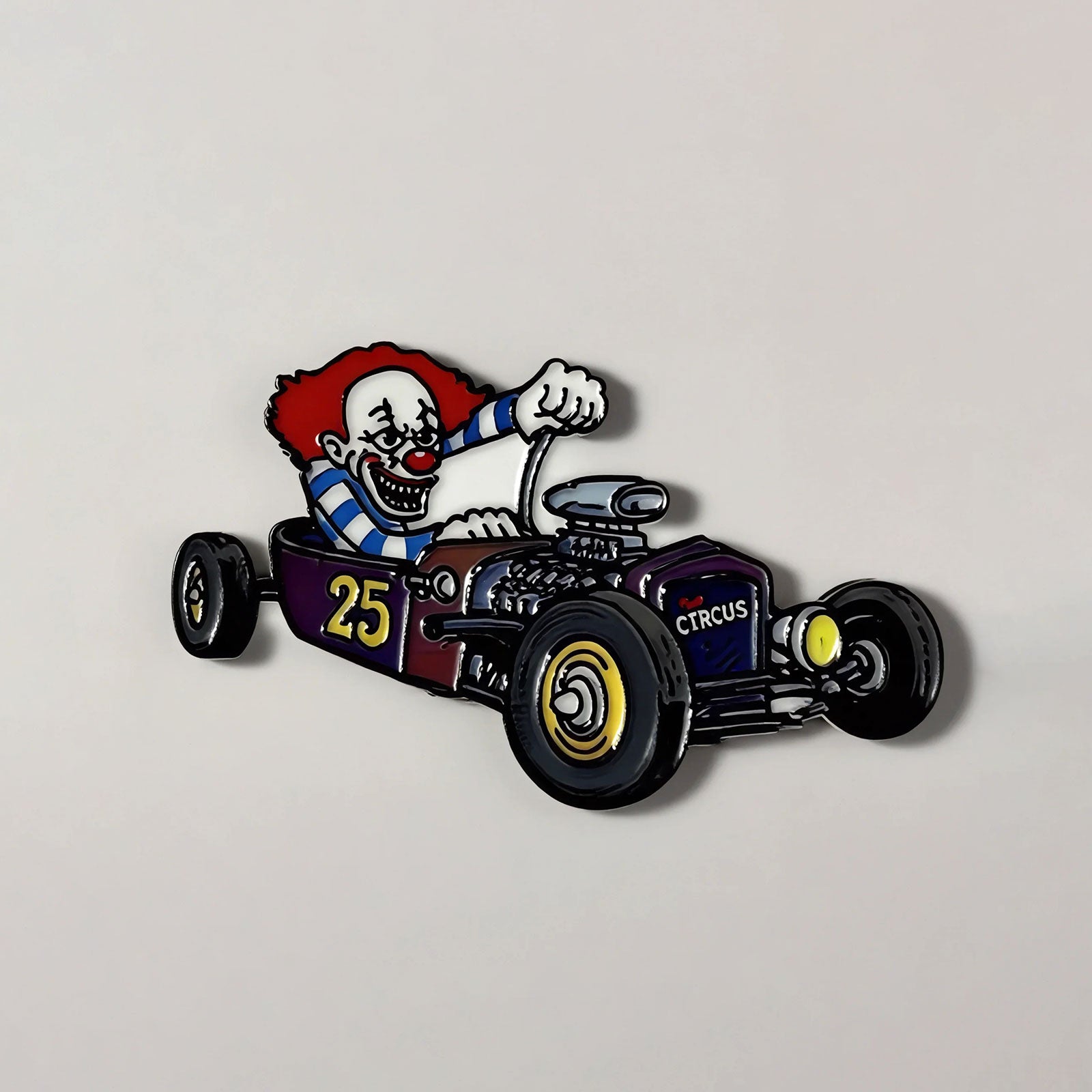 Clown Racer Fridge Magnet
