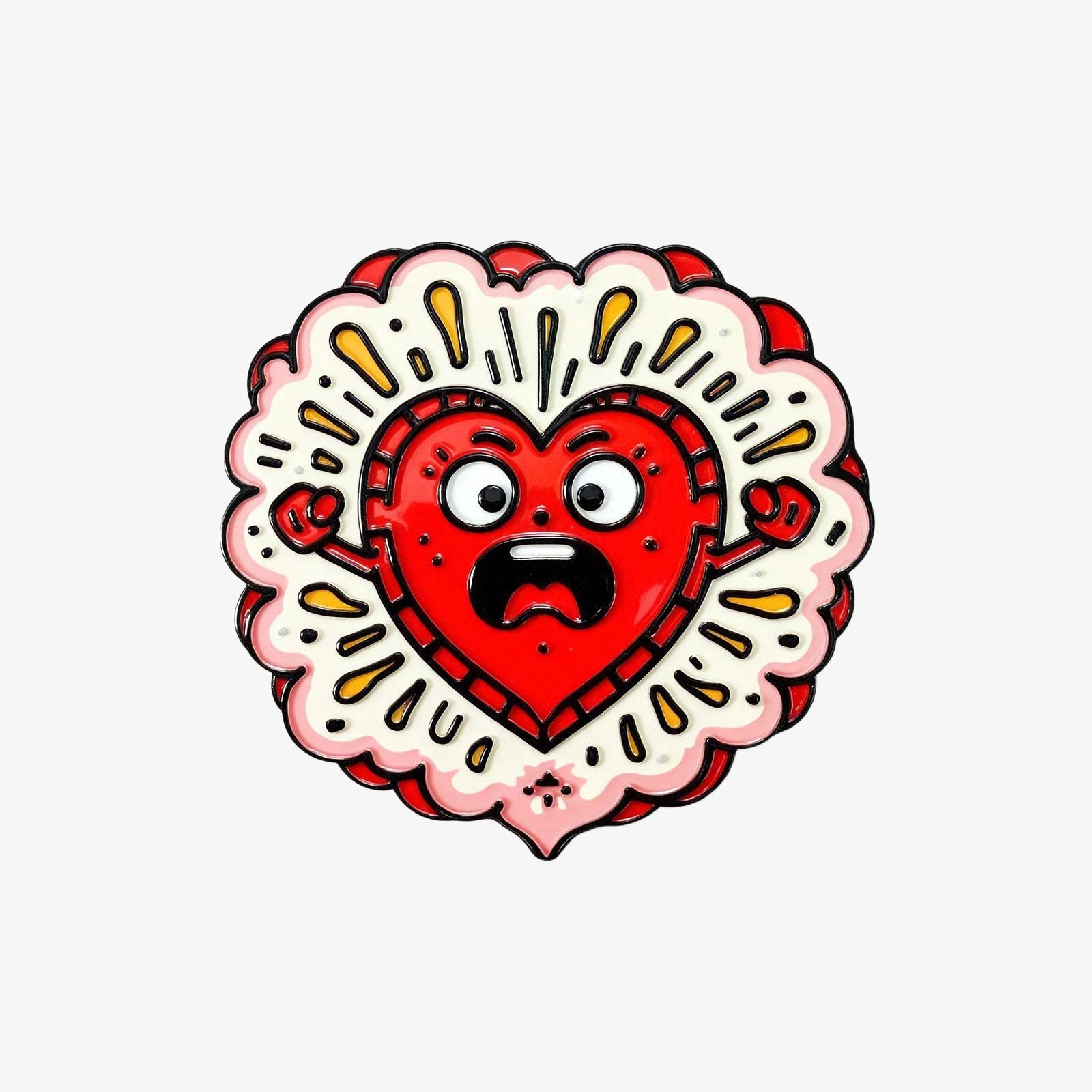 Heart Beat Fridge Magnet