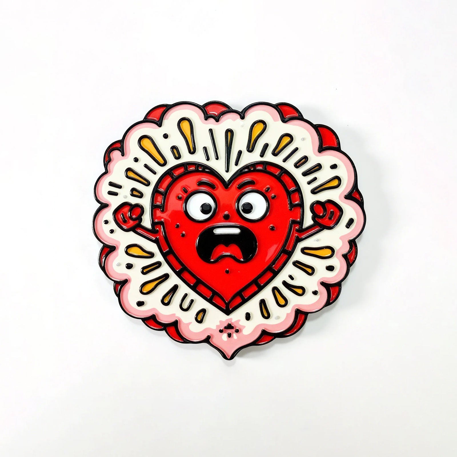 Heart Beat Fridge Magnet